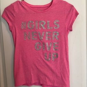 Never give up T-shirt